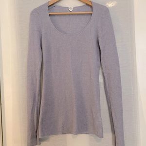 ARKET Lilac merino scoop neck sweater